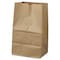 General Paper Bags, 40 lbs Cap, No 20 Squat, 8.25"Wx5.94"Dx13.38"H, Kraft, PK500 18421 - alternate 1